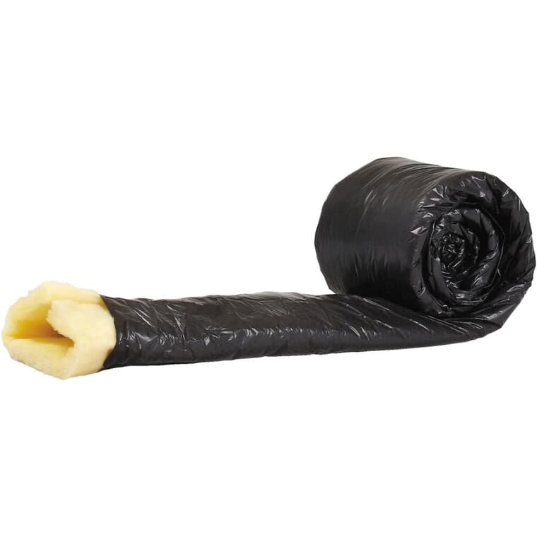 4" x 10' Poly Black Duct Insulation Sleeve