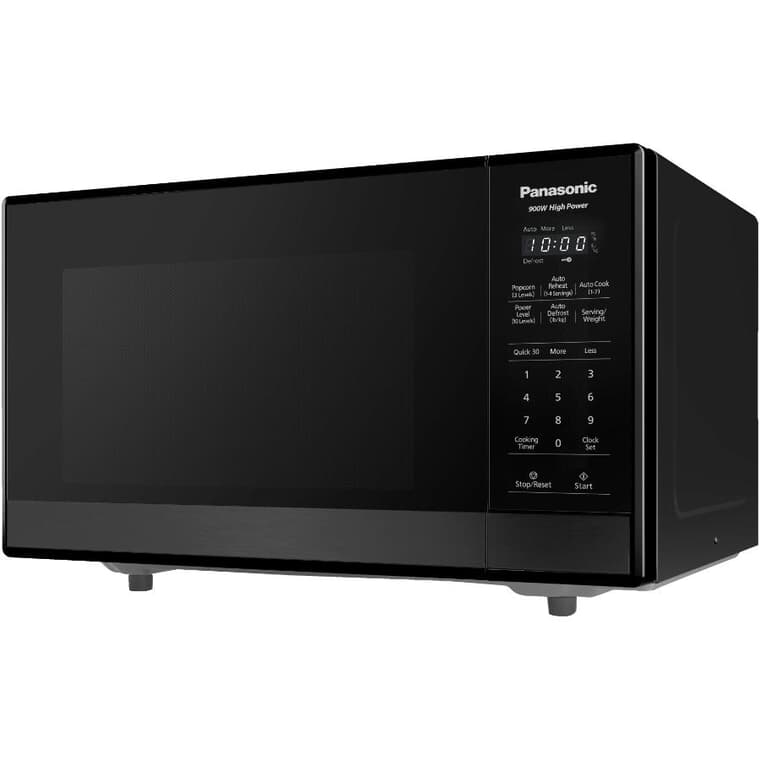 Countertop Microwave Oven (NNSG448S) - Black Stainless Steel, 900W, 0.9 cu. ft.