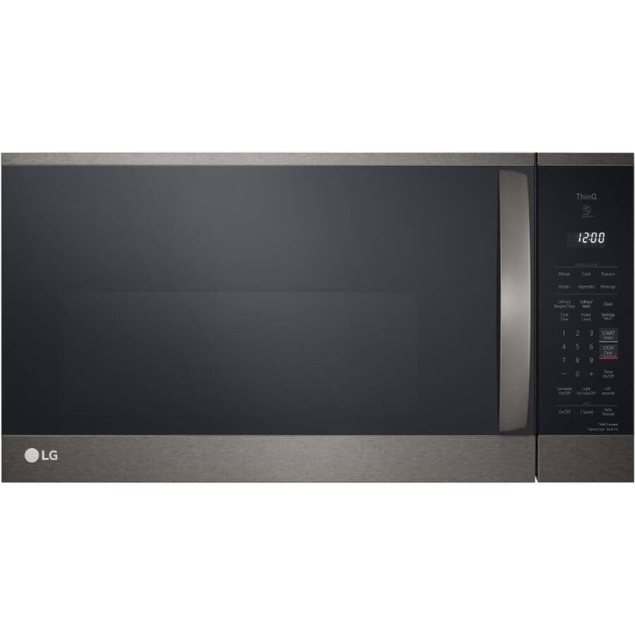 LG:1.8 cu. ft. Smart Over-The-Range Microwave Oven (MVEM1825D) - Black Stainless Steel, 900W