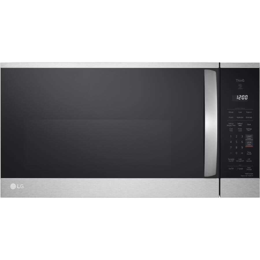 LG:1.8 cu. ft. Smart Over-The-Range Microwave Oven (MVEM1825F) - Stainless Steel, 900W