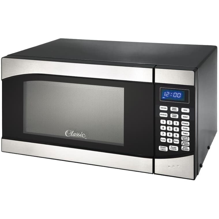 Countertop Microwave Oven (P90D23AP-H6) - Stainless Steel & Black, 900W, 0.9 cu. ft.