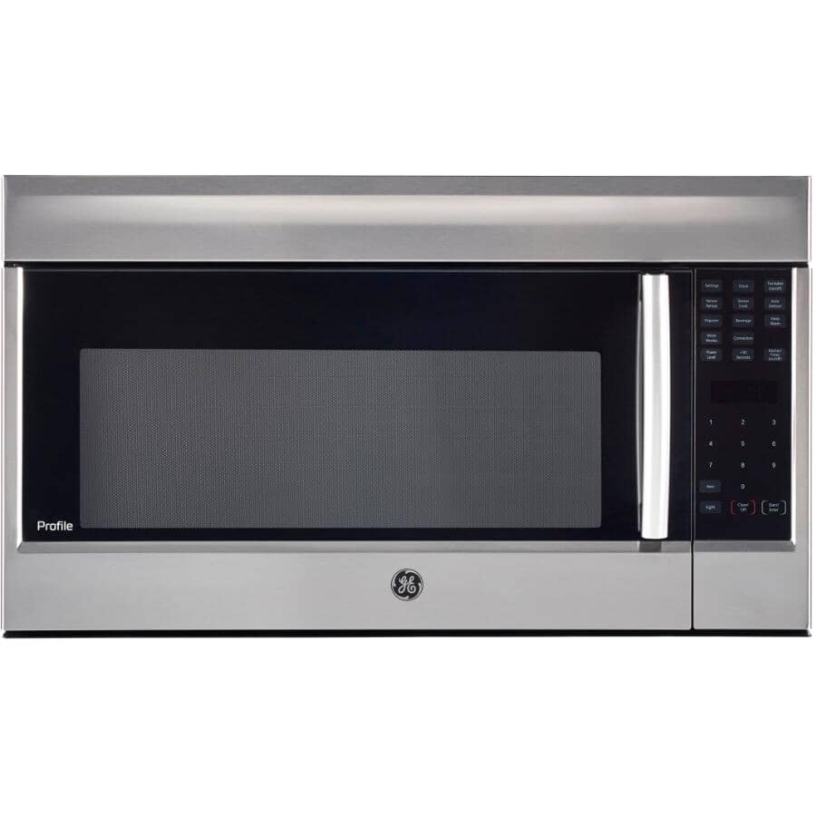 GE PROFILE:1.8 cu. ft. Over-The-Range Microwave Oven (PVM1899SJC) - Stainless Steel, 900W