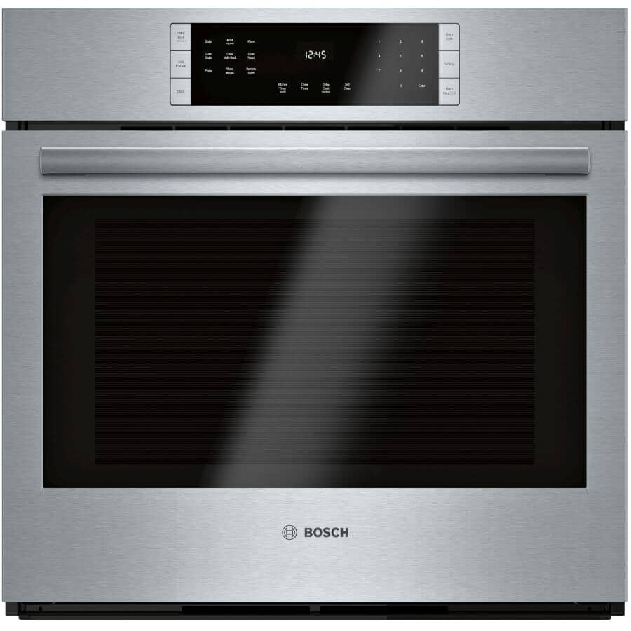 BOSCH APPLIANCES:30" 4.6 cu. ft. 800 Series Single Convection Wall Oven (HBL8453UC) - with Home Connect,  Stainless Steel