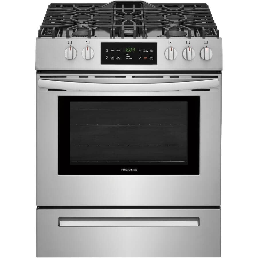 FRIGIDAIRE:30" 5.0 cu. ft. Freestanding Convection Gas Range (FFGH3054US) - Stainless Steel