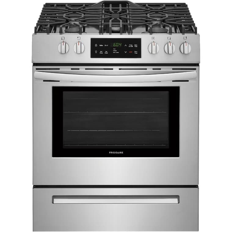 30" 5.0 cu. ft. Freestanding Convection Gas Range (FFGH3054US) - Stainless Steel