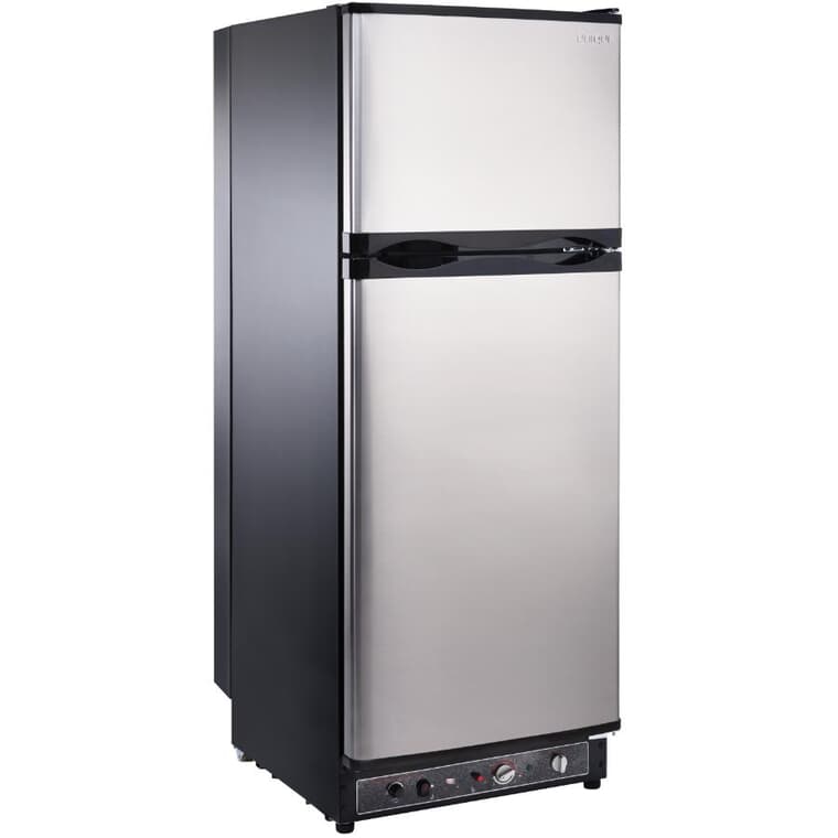 Réfrigérateur au propane (UGP-10C CM S/S), détecteur de CO et dispositif d'arrêt de sécurité, acier inoxydable, 9,7 pi3