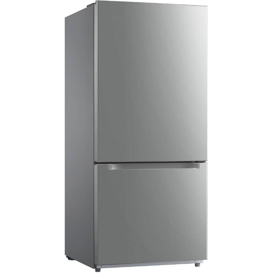 OMNIMAX:30" 18.7 cu. ft. Bottom Freezer Refrigerator (OMB19B6AWW) - Stainless Steel