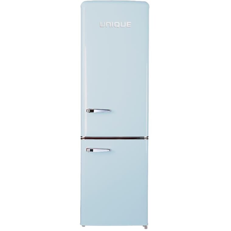 Réfrigérateur à congélateur inférieur de style rétro classique (UGP-275L LB AC), bleu poudre, 9 pi3