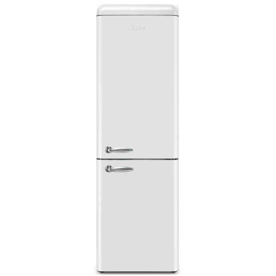 EPIC:24" 11 cu. ft. Retro Bottom Freezer Refrigerator (ERFF111W) - White