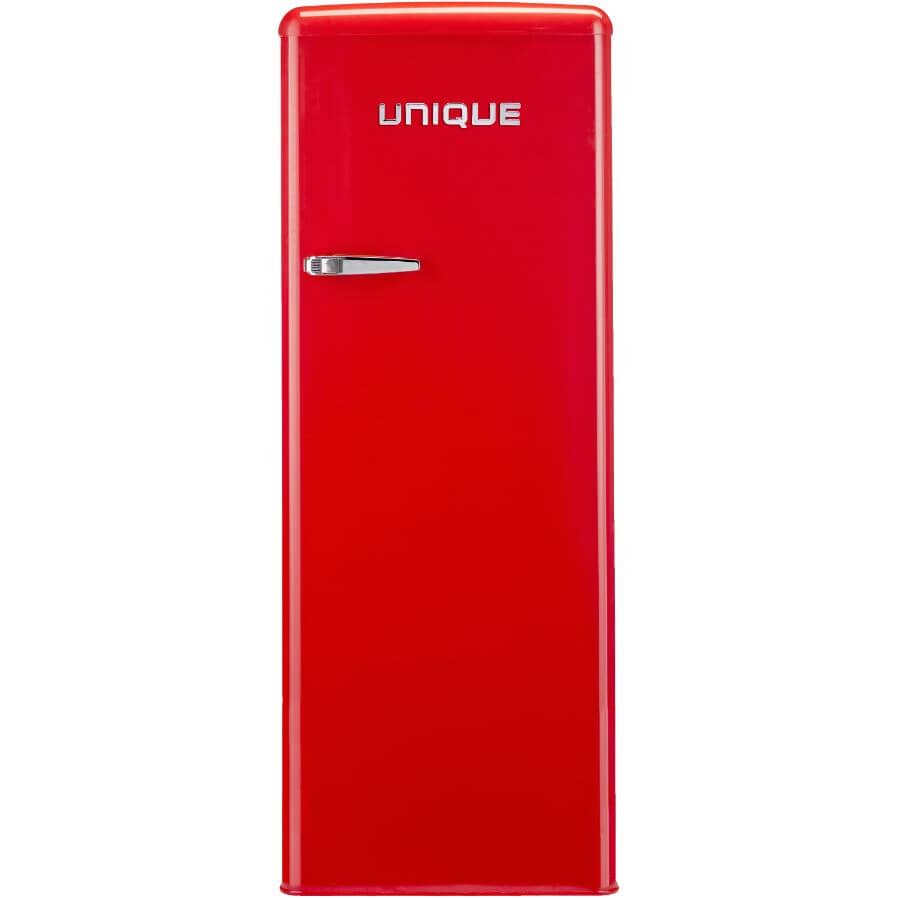 UNIQUE APPLIANCES:Classic Retro Vertical Freezer (UGP-175L R AC) - Candy Red, 6.0 cu. ft.
