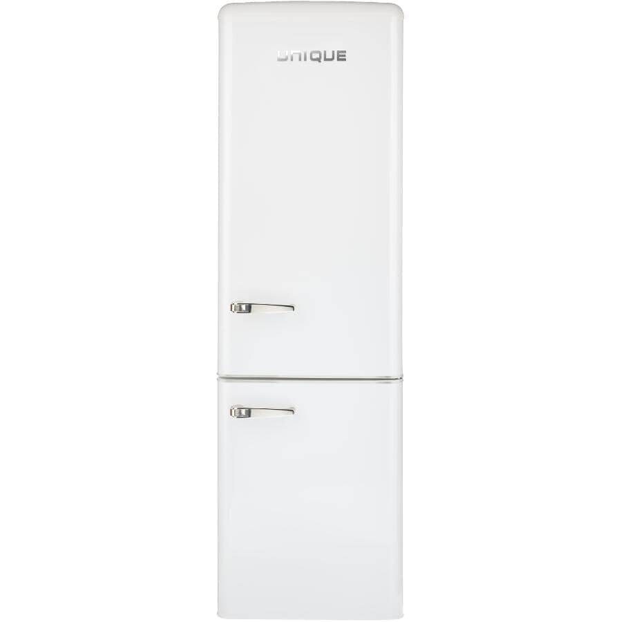 UNIQUE APPLIANCES:22" 10 cu. ft. Solar Powered DC Bottom Freezer Refrigerator (UGP-275L W) - White