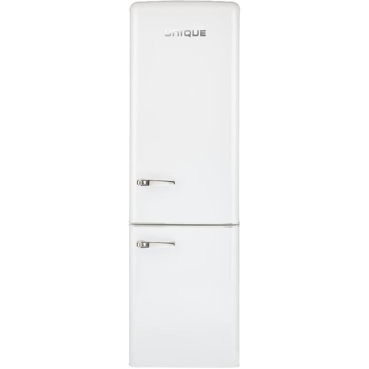 Réfrigérateur CC à congélateur inférieur à énergie solaire (UGP-275L W), blanc, 10 pi3