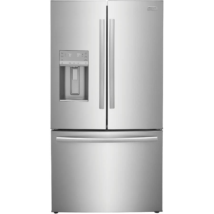 FRIGIDAIRE GALLERY:36" 22.6 cu. ft. French Door Bottom Freezer Refrigerator (GRFC2353AF) - Stainless Steel
