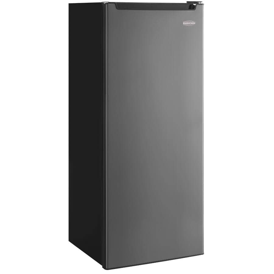 MARATHON:22" 8.5 cu. ft. All Refrigerator (MAR86BLS-1) - Black Steel