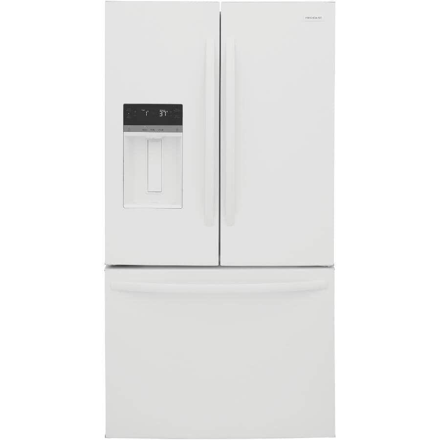 FRIGIDAIRE:36" 27.8 cu. ft. French Door Bottom Freezer Refrigerator (FRFS2823AW) - White