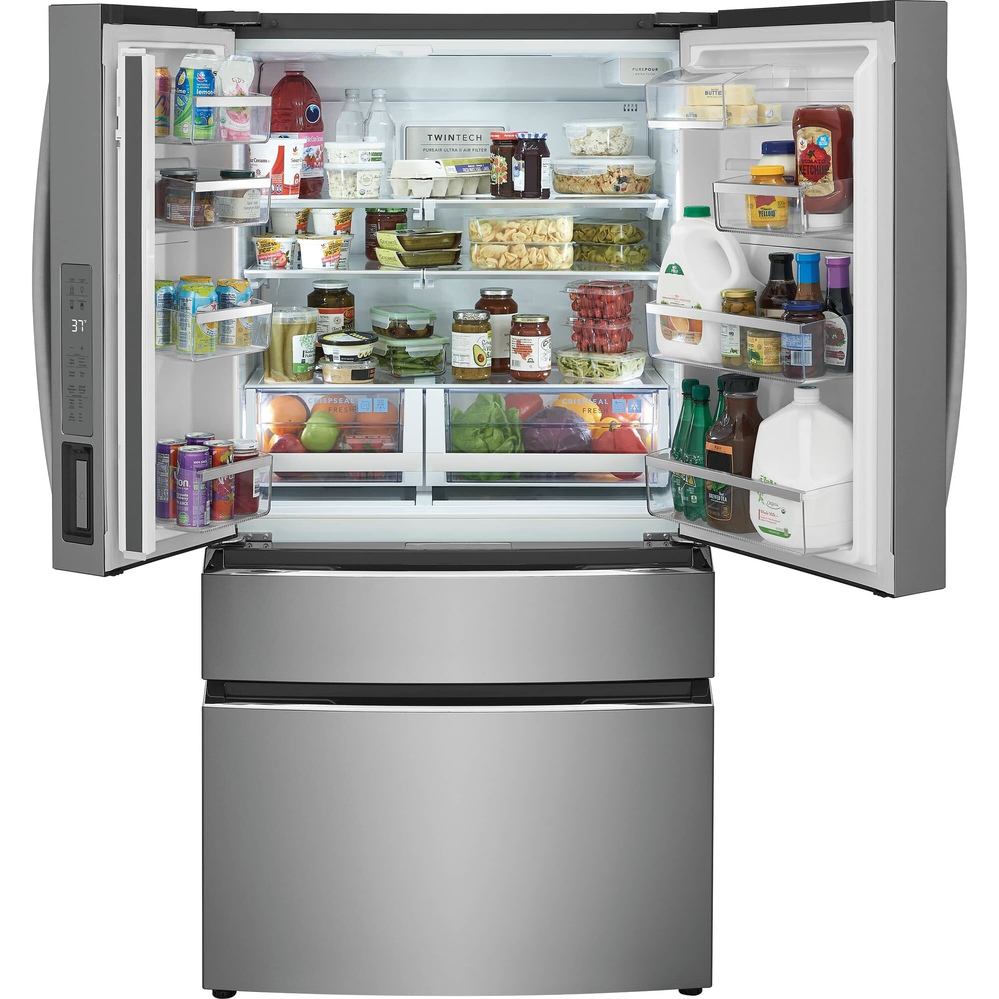 Réfrigérateur à deux portes de 36 po avec distributeur d'eau Gallery de Frigidaire (GRFG2353AF) - Acier inoxydable main image 0
