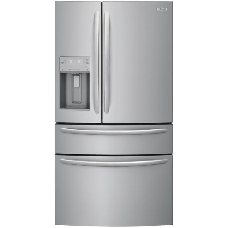 Réfrigérateur à deux portes et congélateur inférieur en acier inoxydable (FG4H2272UF), 22 pieds cubes