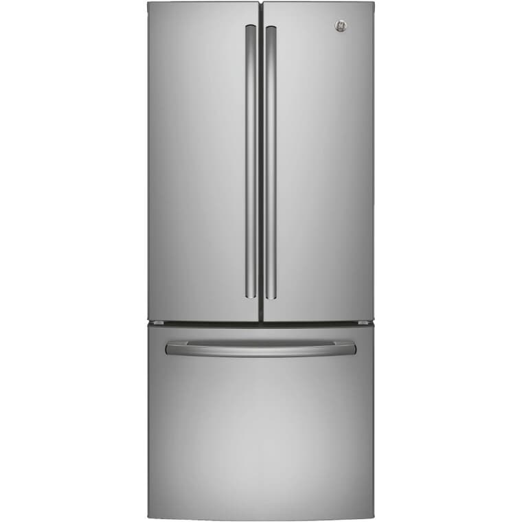 30" 20.8 cu. ft. French Door Bottom Freezer Refrigerator (GNE21DYRKFS) - Fingerprint Resistant Stainless Steel