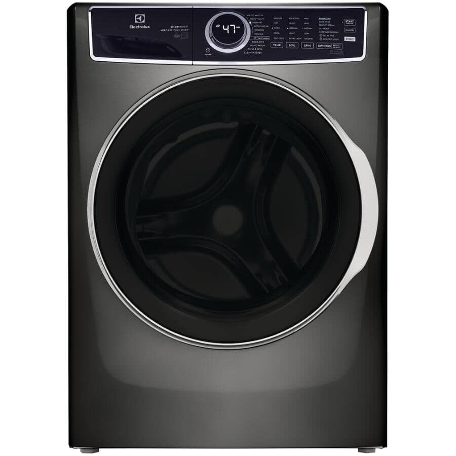 ELECTROLUX:27" 5.2 cu. ft. Front Load Steam Washer (ELFW7637AT) - with Pure Rinse + Smartboost, Titanium