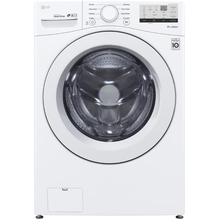 27" 5.2 cu. ft. Ultra Large Front Load Washer (WM3400CW) - White