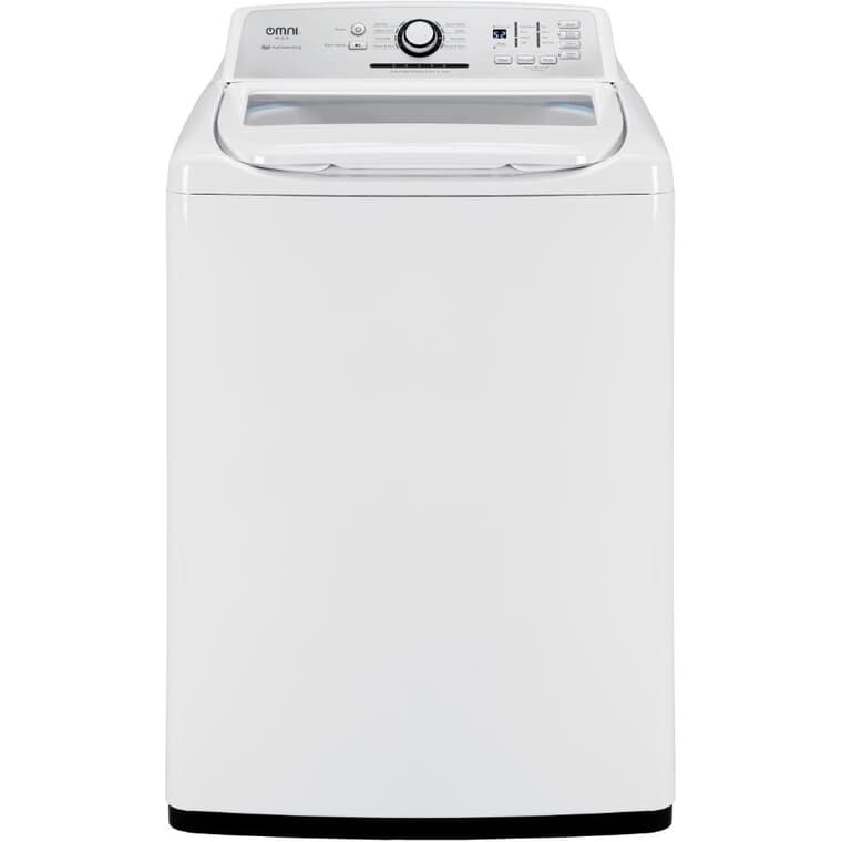 27" 4.7 cu. ft. Top Load Washer (CLAWI47W) - with Glass Top Lid, White