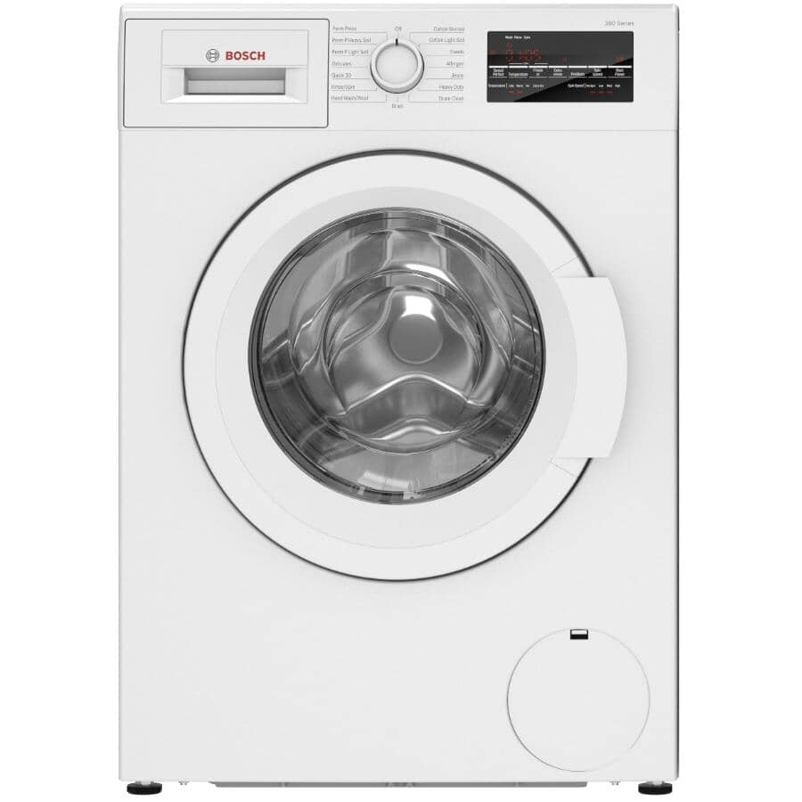 BOSCH APPLIANCES:24" 2.2 cu. ft. 300 Series Front Load Compact Washer (WAW285H1UC) - White