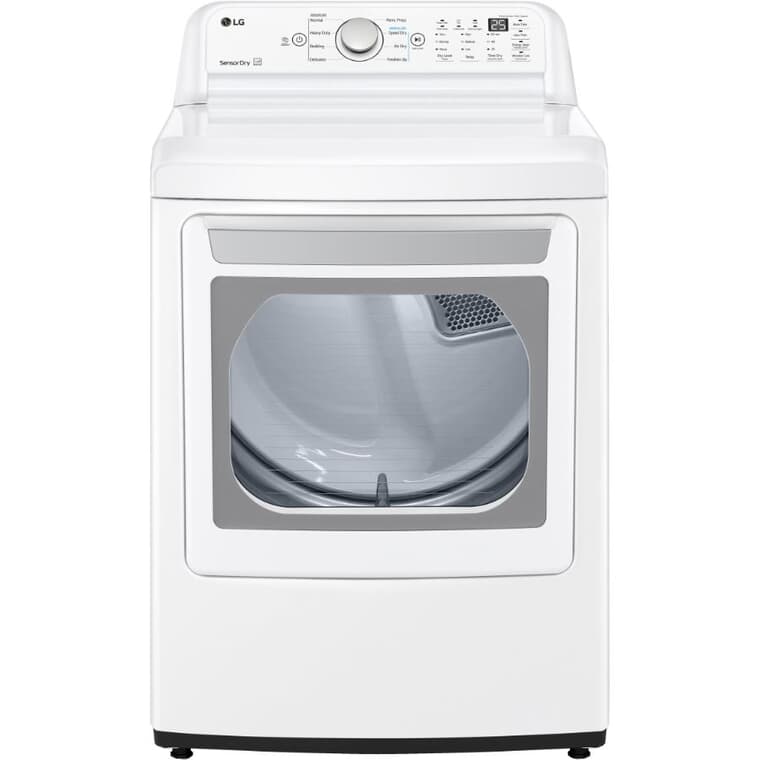 27" 7.3 cu. ft. Electric Front Load Dryer (DLE7150W) - White