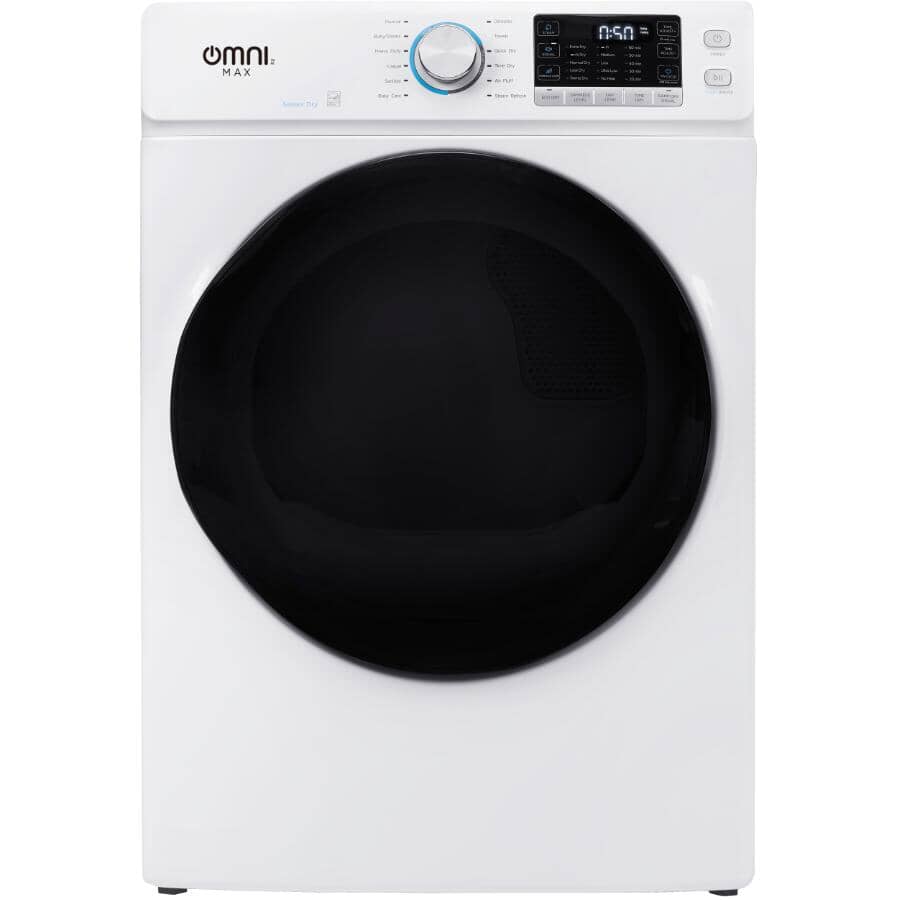 OMNIMAX:27" 8.0 cu. ft. Electric Front Load Dryer (OME52N3AWW) - White