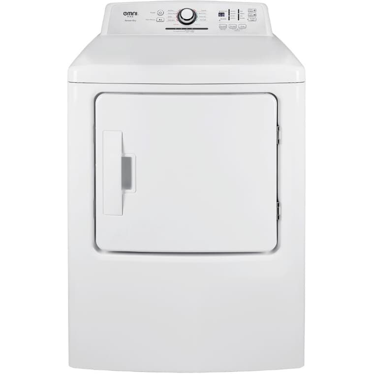 27" 6.7 cu. ft. Electric Front Load Dryer (CLADE67W) - White