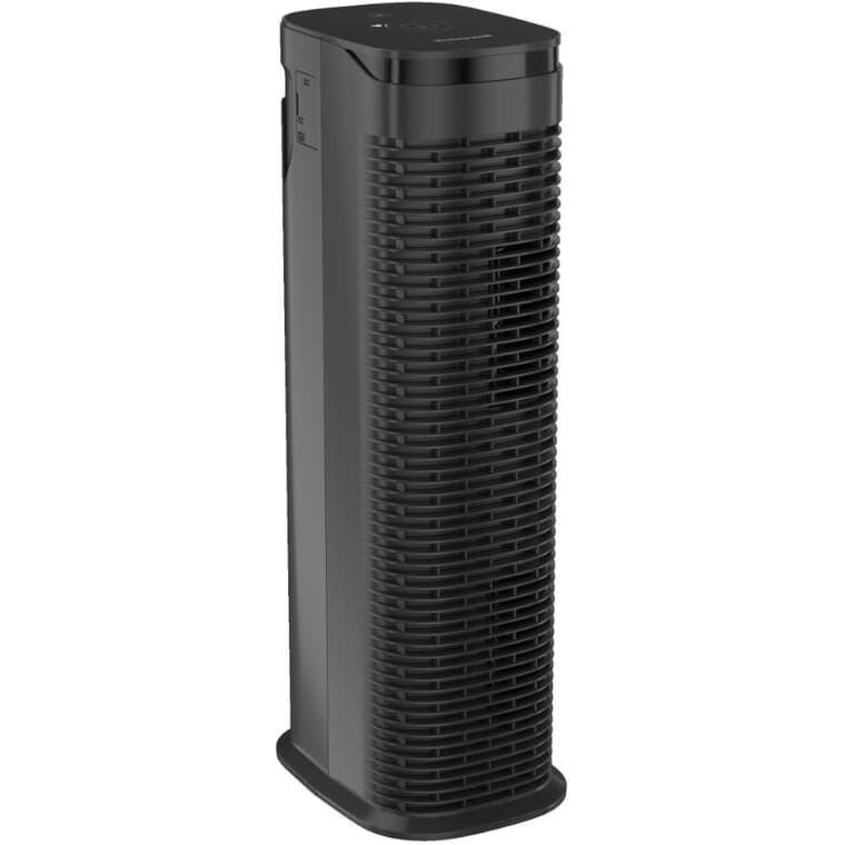 True HEPA Tower Air Purifier with Allergen Remover - 120 sq. ft., Black
