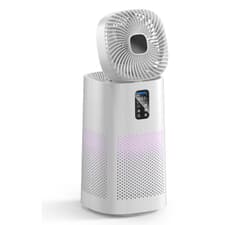 Purificateur D'air Ventilateur Uniprodo 3-en-1 HEPA Charbon 16m² Blanc