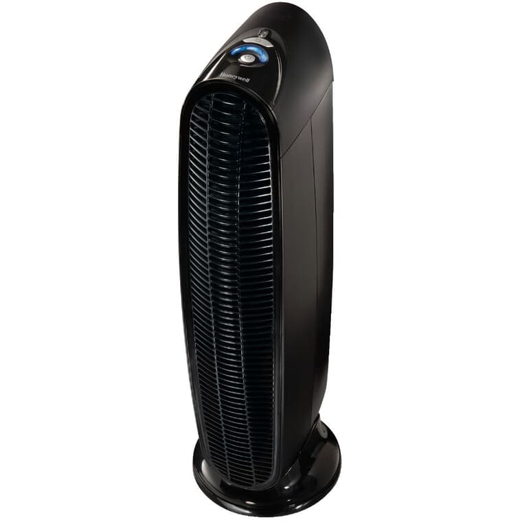QuietClean Tower Air Purifier - with Permanent Filters, Black
