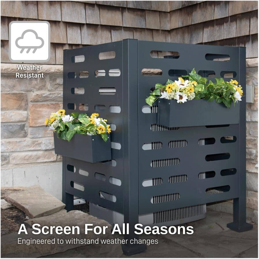 RTS HOME ACCENTS Air Conditioner Screen with Planter | Home Hardware