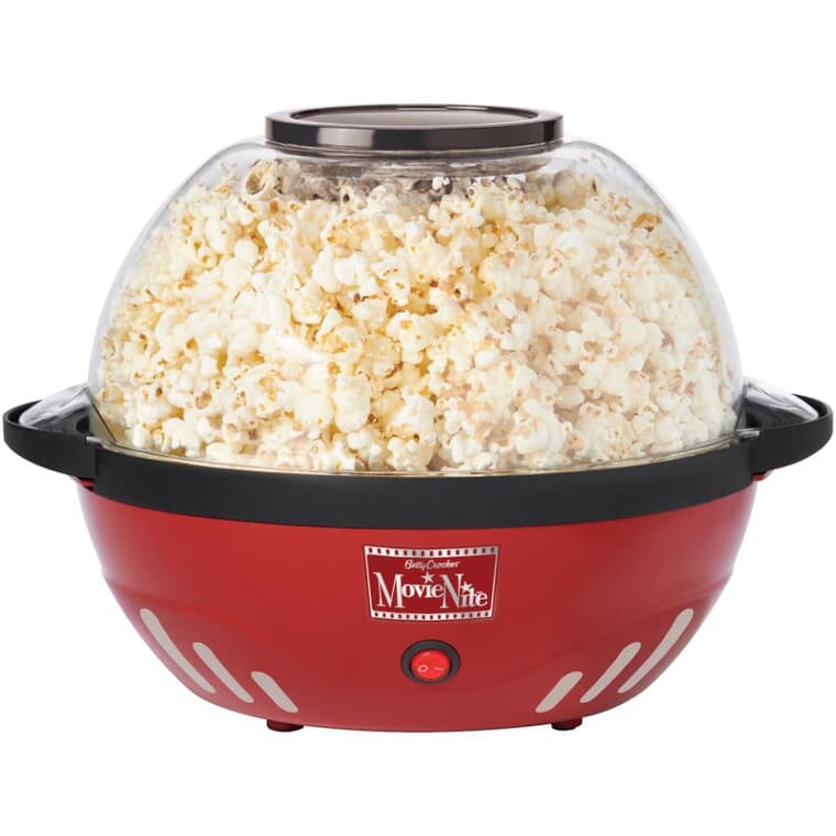 Movie Nite Hot Oil Dome Popcorn Popper - Red