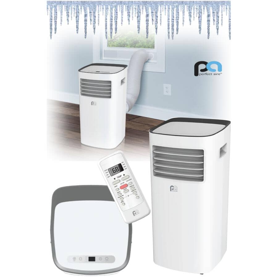 PERFECT AIRE 9,000 BTU Portable Air Conditioner with Remote | Home Hardware