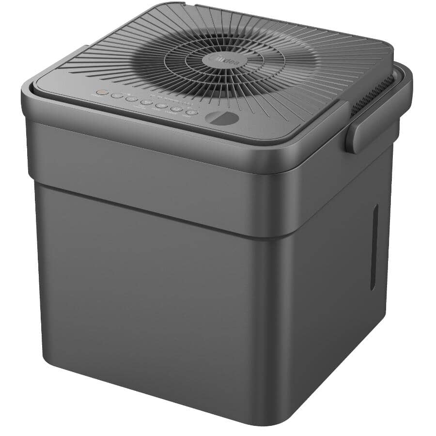 mimi MIDEA 50 Pint Smart Portable Cube Dehumidifier with Pump