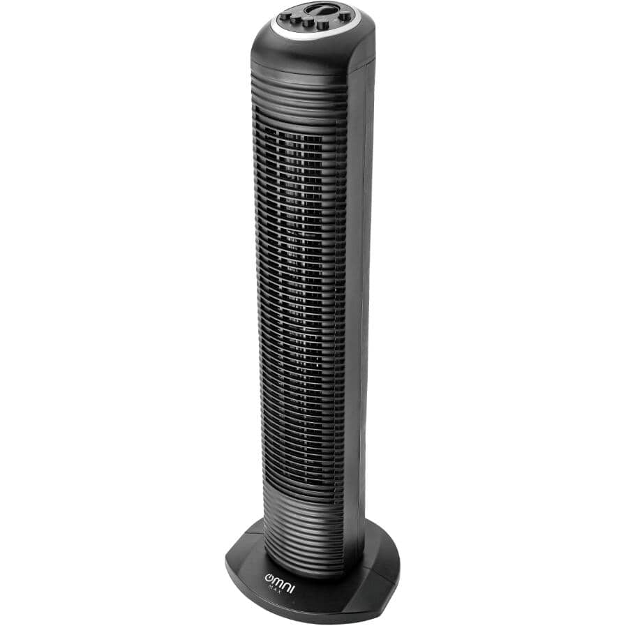 CLASSIC:32" Oscillating Tower Fan - with Timer + 3-Speed