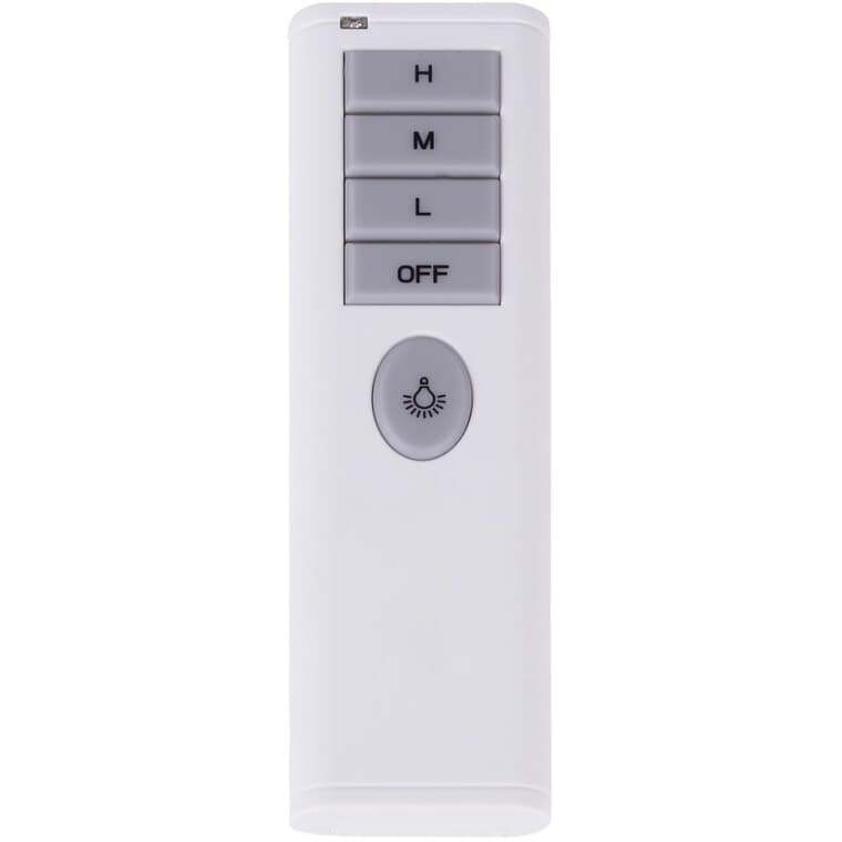 Ceiling Fan Remote Control - White