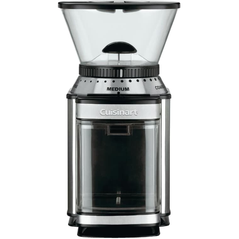Moulin à café automatique à meules Supreme Grind (DBM-8C), acier inoxydable et noir