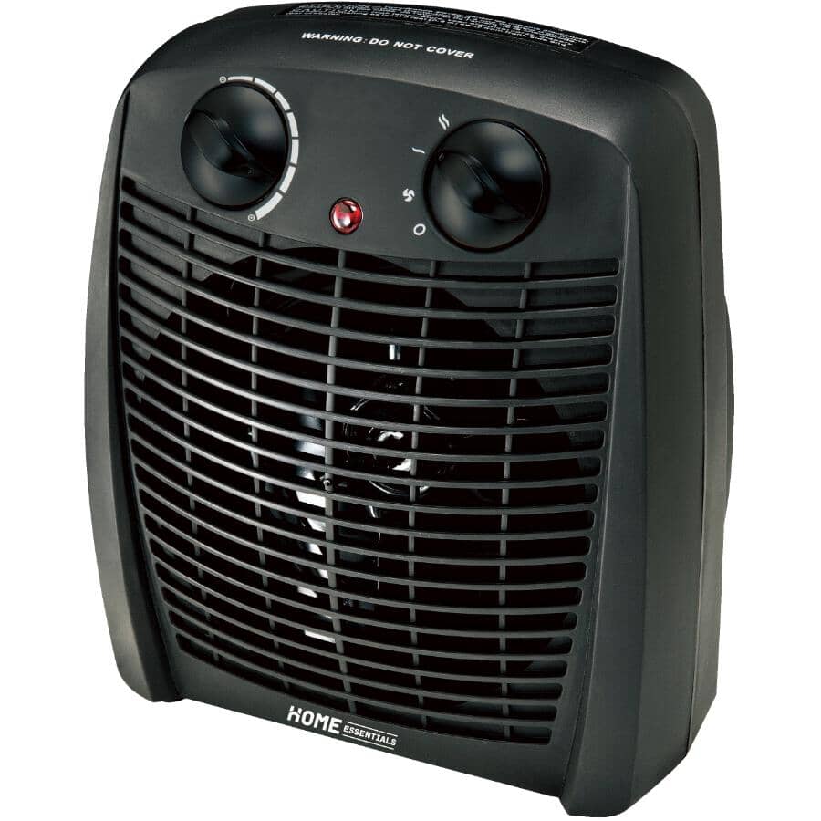 HOME ESSENTIALS:Radiateur ventilateur avec thermostat de 750 à 1500 watts
