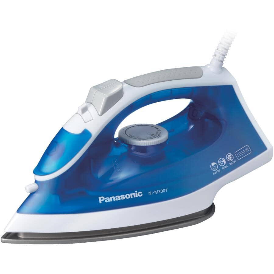 Blue BARGAINSGALORE STEAM GENERATOR IRON POWERFUL 2000w/2600w STAINLESS STEEL SOLE PLATE QUICK EASY