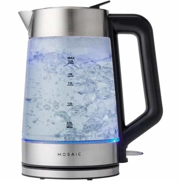 Stainless Steel Cordless Glass Electric Kettle On Cordless