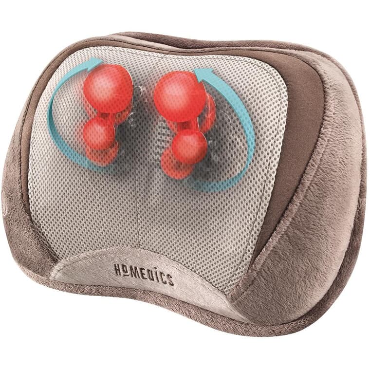 Dual Directional Neck and Back and Shoulder Massager Pillow