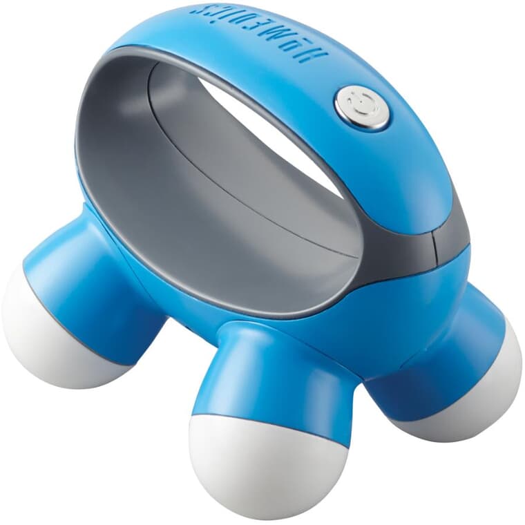 Quatro Mini Battery Operated Handheld Massager, Assorted Colours
