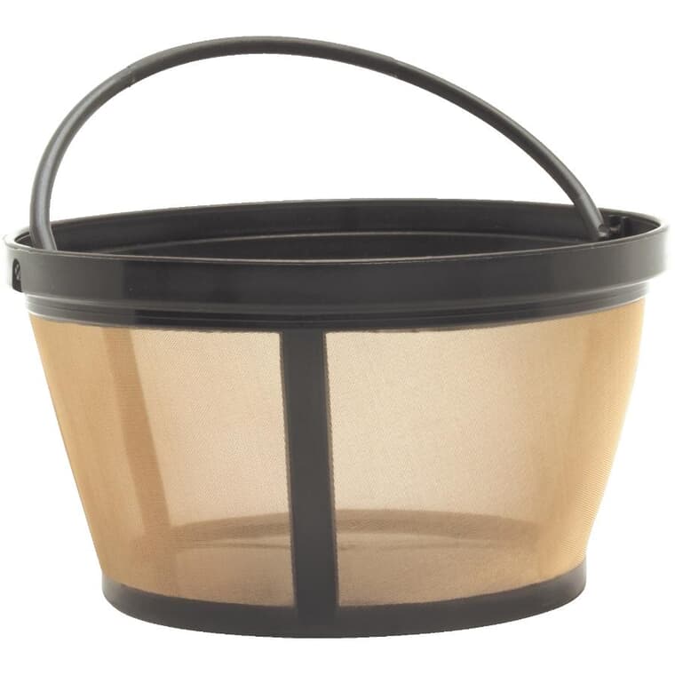 12 Cup Goldtone Permanent Basket Coffee Filter