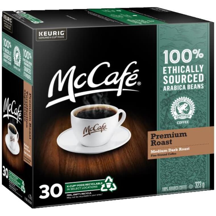 Premium Medium Dark Roast K-Cup Coffee Pods - 30 Pack