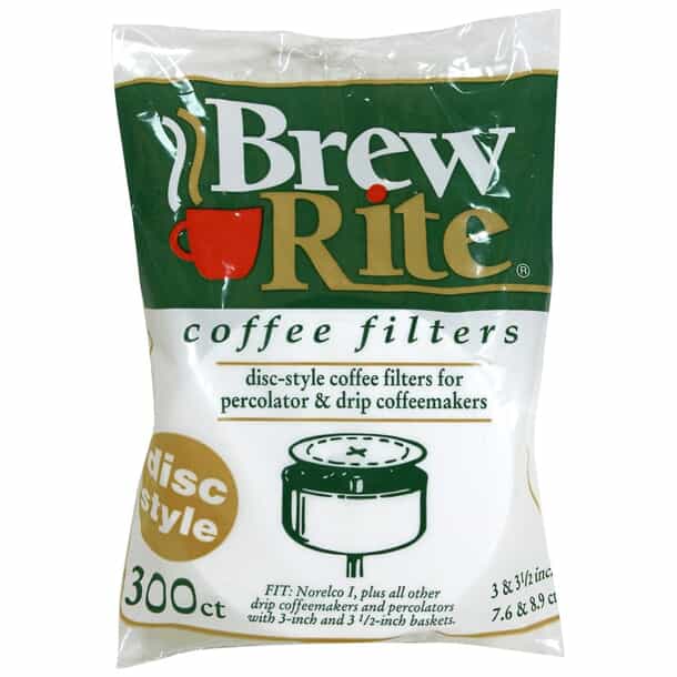 Lot De 300 Filtres à Café Pour Percolateur – Papier Bois Non Blanchi, 9,5 Cm, Sans BPA, Goût Pur