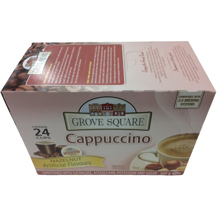Single Serve Hazelnut Cappuccino Mix - 24 Cups