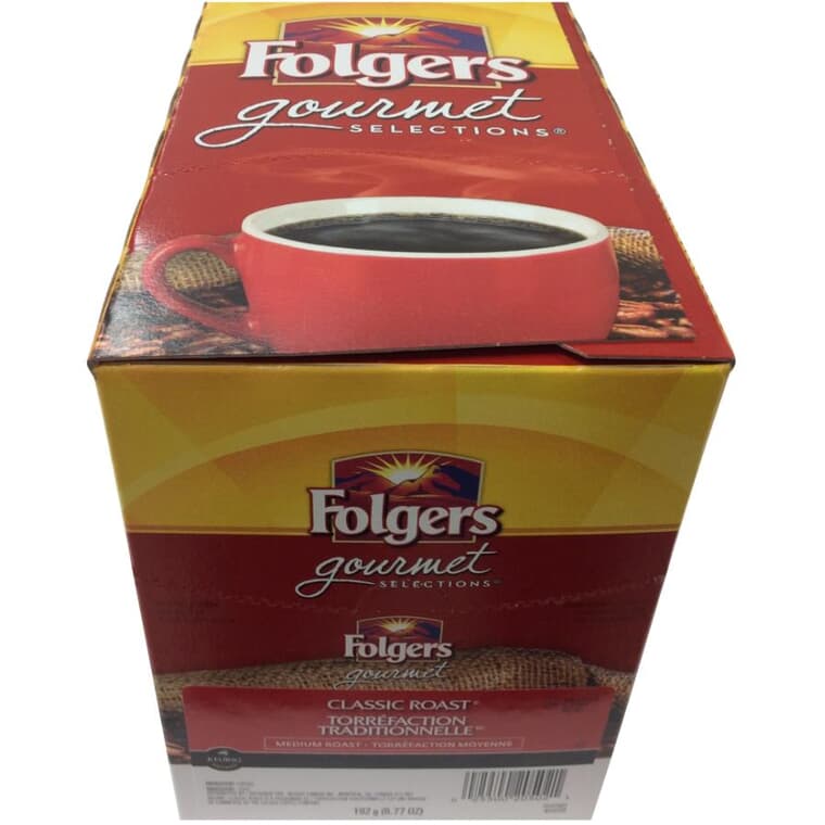 Folgers Classic Medium Roast Coffee K-Cup Pods - 24 Pack