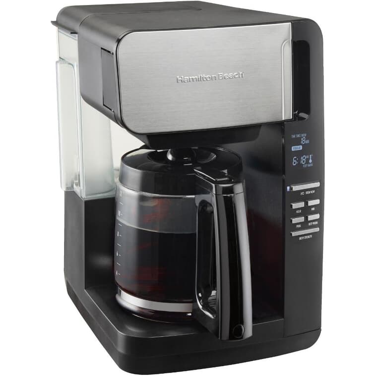 Easy Access Ultra Programmable Drip Coffee Maker (46203) - Stainless Steel & Black, 12 Cup